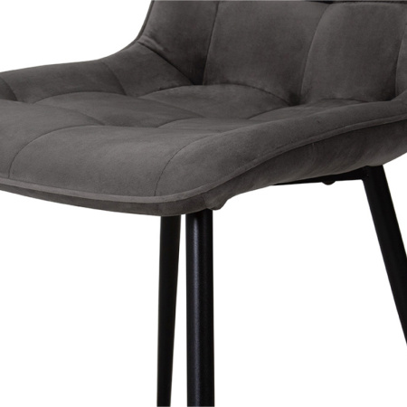 Стул B105 (B105 SMOKE VL17, BK)